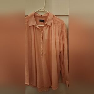 Brand New With Tags. Light Pink, Button Up, Long Sleeve, Dress Up Or Down Shirt